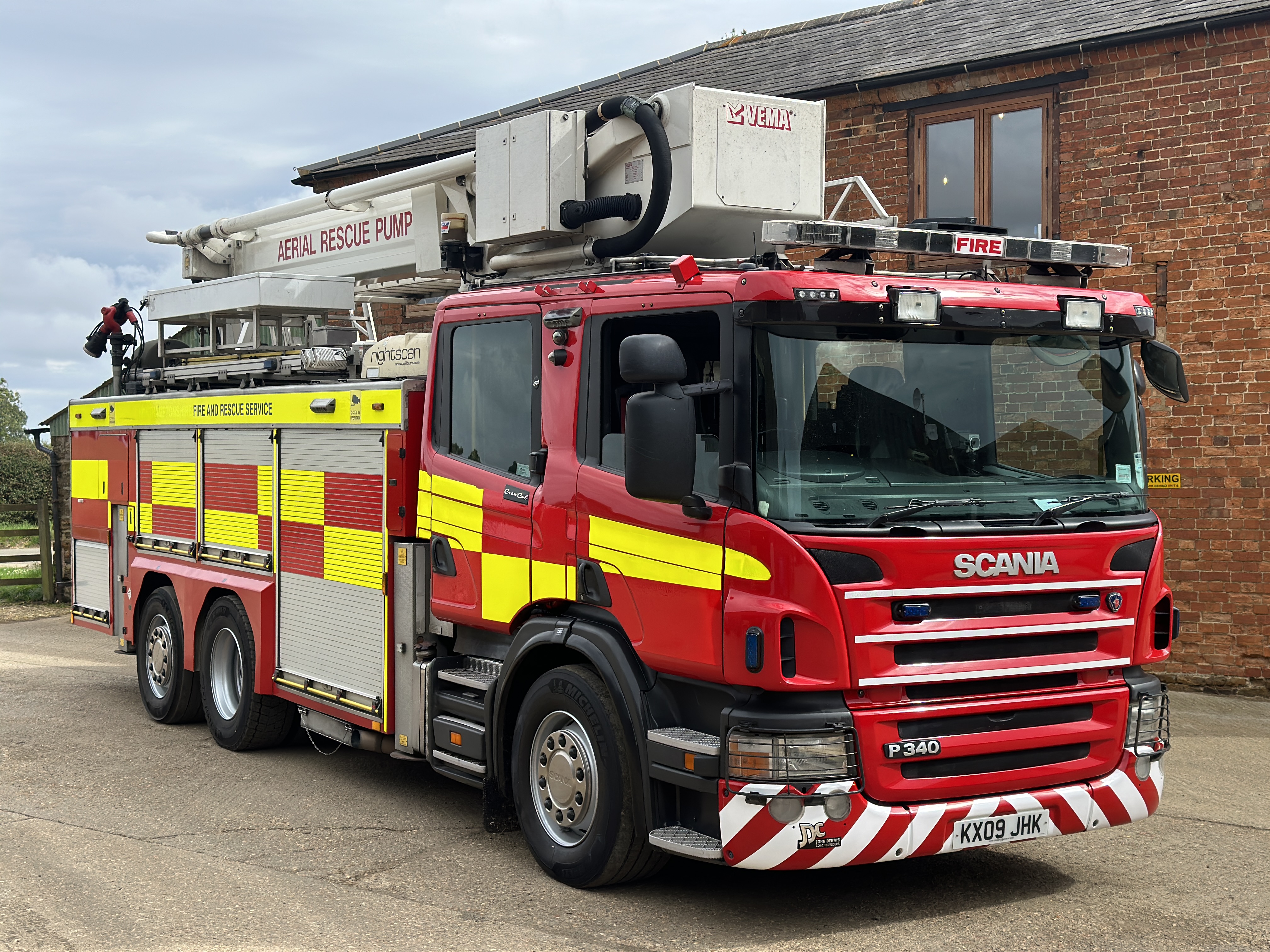 Scania aerial rescue appliance